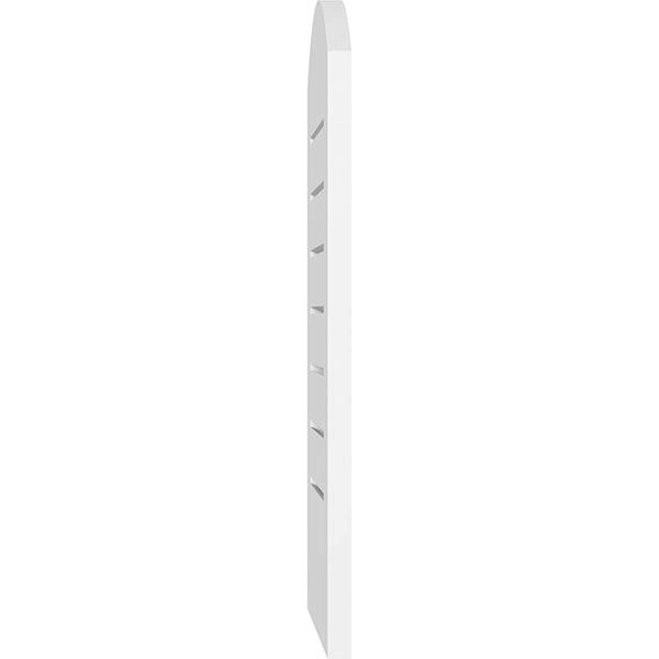 Arch Top Surface Mount PVC Gable Vent P54403