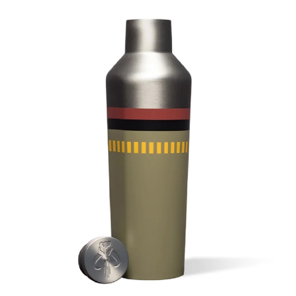 Portable Wireless Bluetooth Speaker with Mic & Selfie Remote Control, 16 oz. Canteen Bottle Silver Y5856
