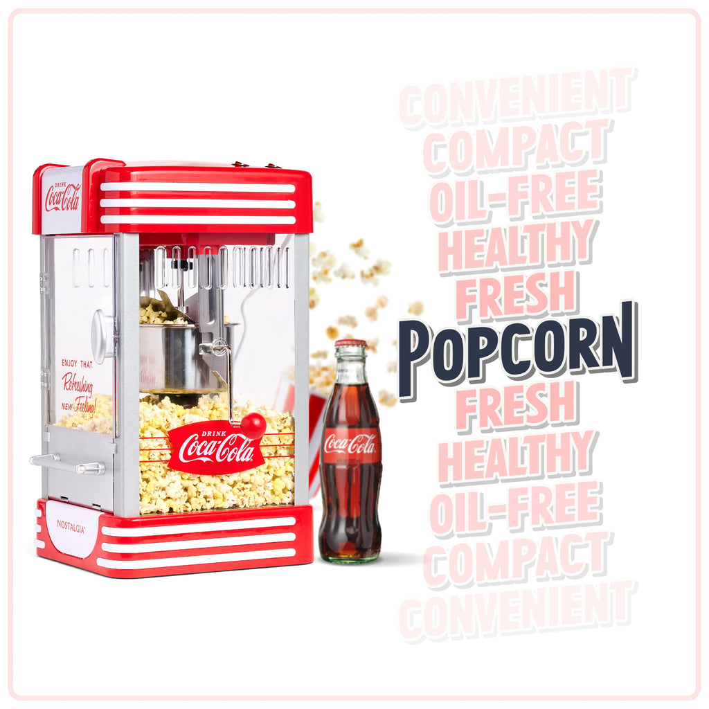 Red 2.5 oz Kettle Popcorn Maker A55392
