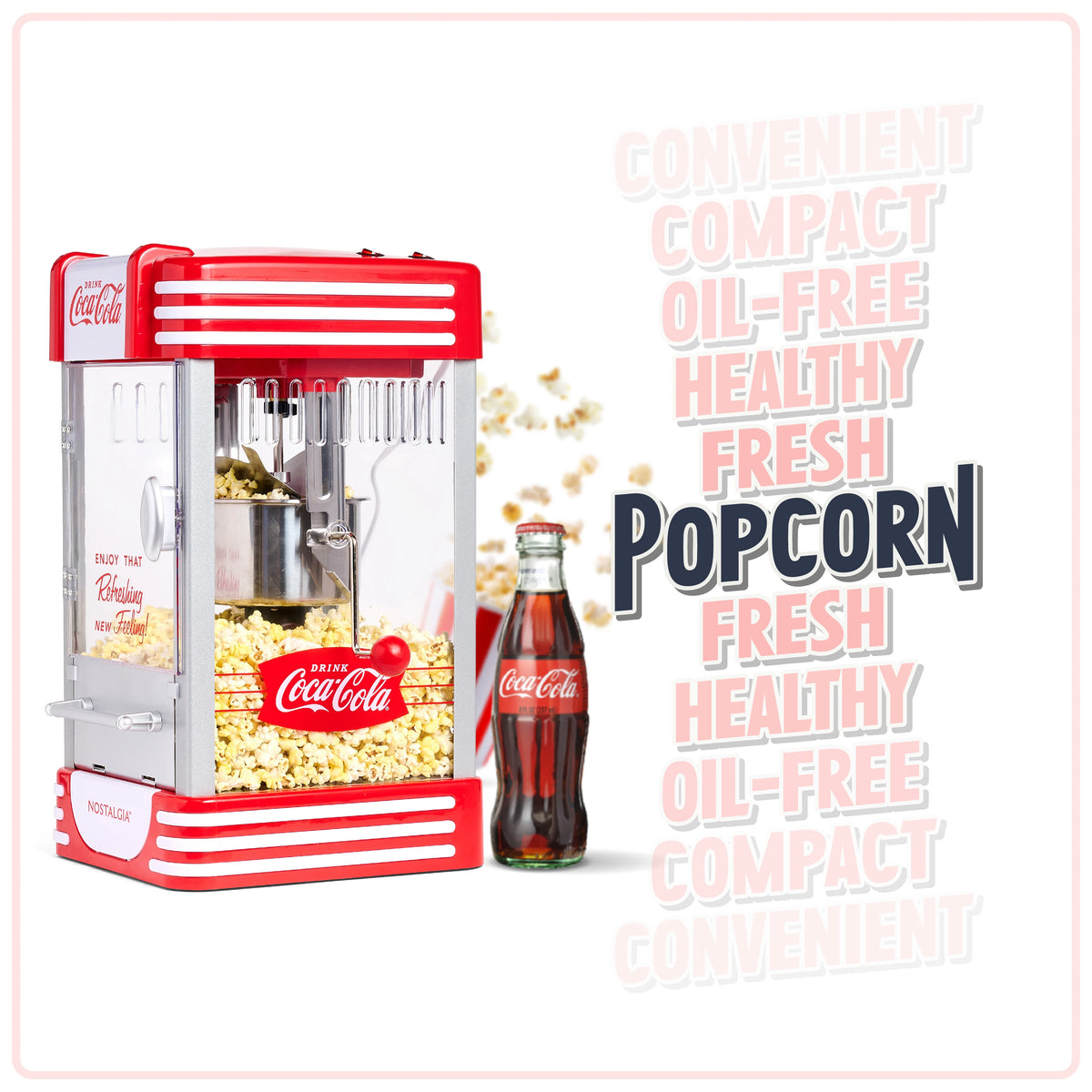 Red 2.5 oz Kettle Popcorn Maker A55392