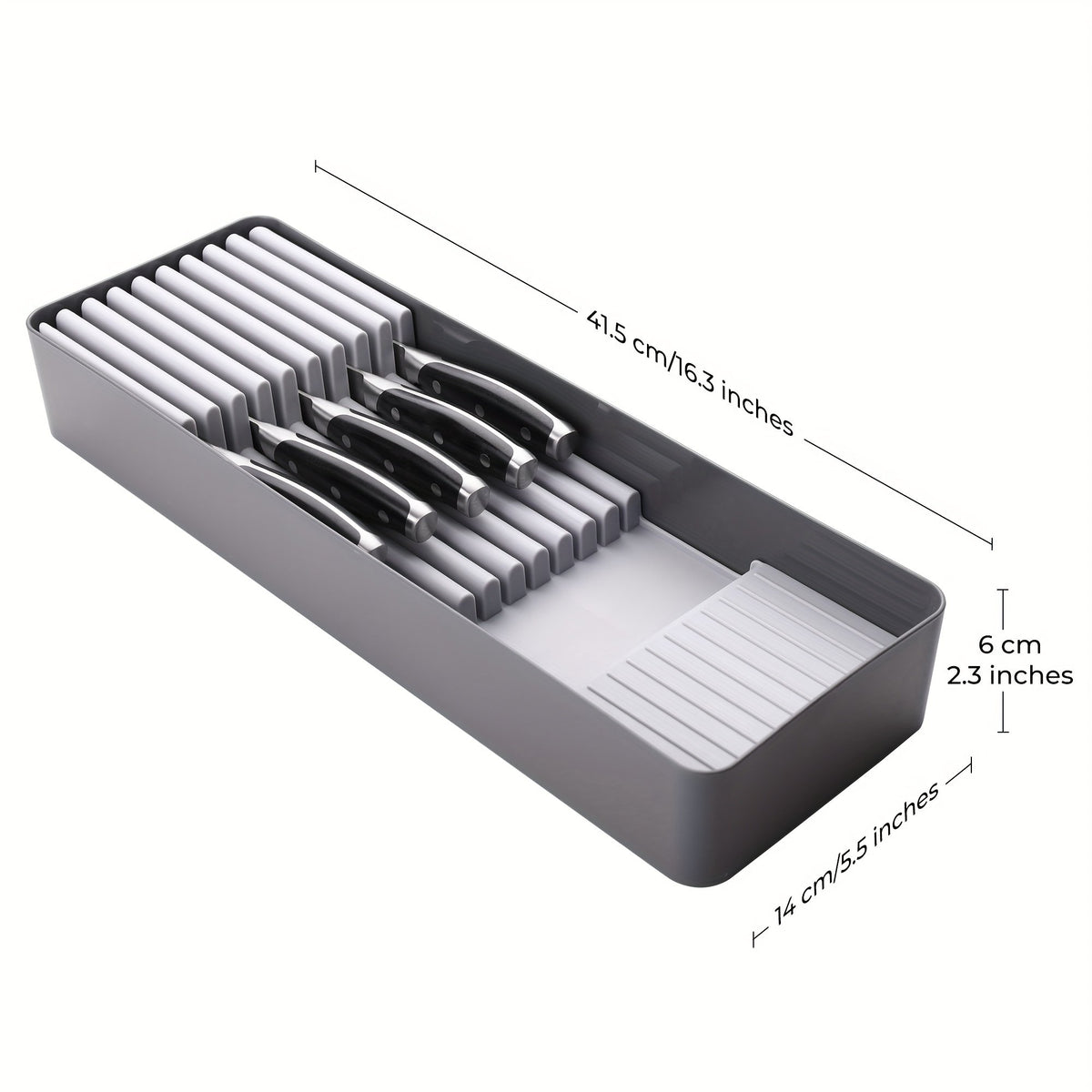 Knife Drawer Organizer for 9 Knives T5070
