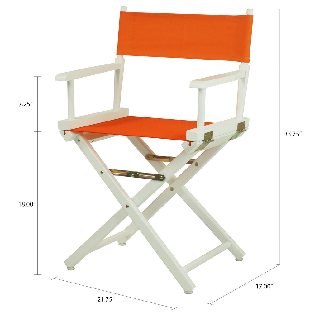 18x22 Director's Chair White Frame Purple Canvas G65291