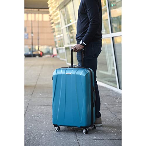Black Hardside Expandable Luggage with Spinner Wheels, Carry-On 20-Inch R567