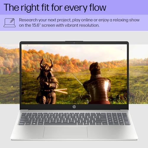 15.6 inch Laptop, HD Touchscreen Display, AMD Ryzen 3 7320U, 8 GB RAM, 256 GB SSD, AMD Radeon Graphics, Windows 11 Home, Natural Silver I659815