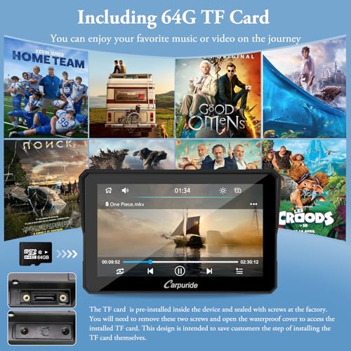 7 inch Waterproof Touchscreen GPS Navigation U488314