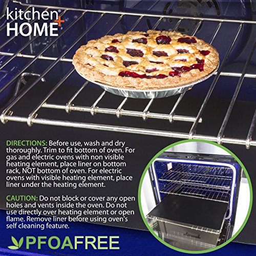 Oven Liner Set of 2 – Heavy Duty Non-stick Reusable Oven Liner K588