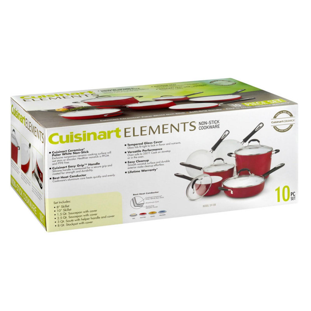 10 Pc Non-Stick Cookware Set A4603