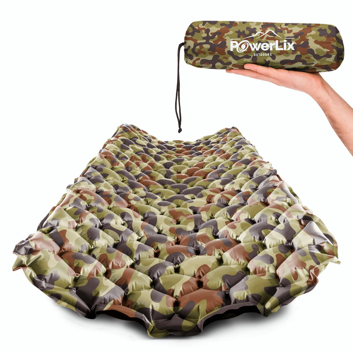 Ultralight Compact Inflatable Camping Sleeping Pad Orange R312773