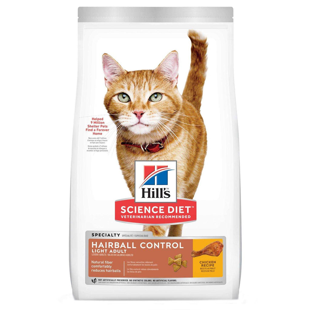 Adult Hairball Control Light Dry Cat Food Q923