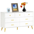 White 6 Drawer Dresser J71493