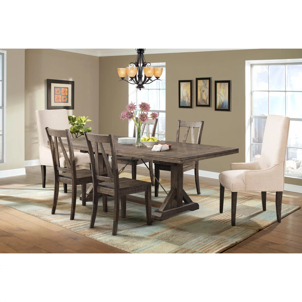 7-Piece Dining Set with Table and 6 Chairs X7774