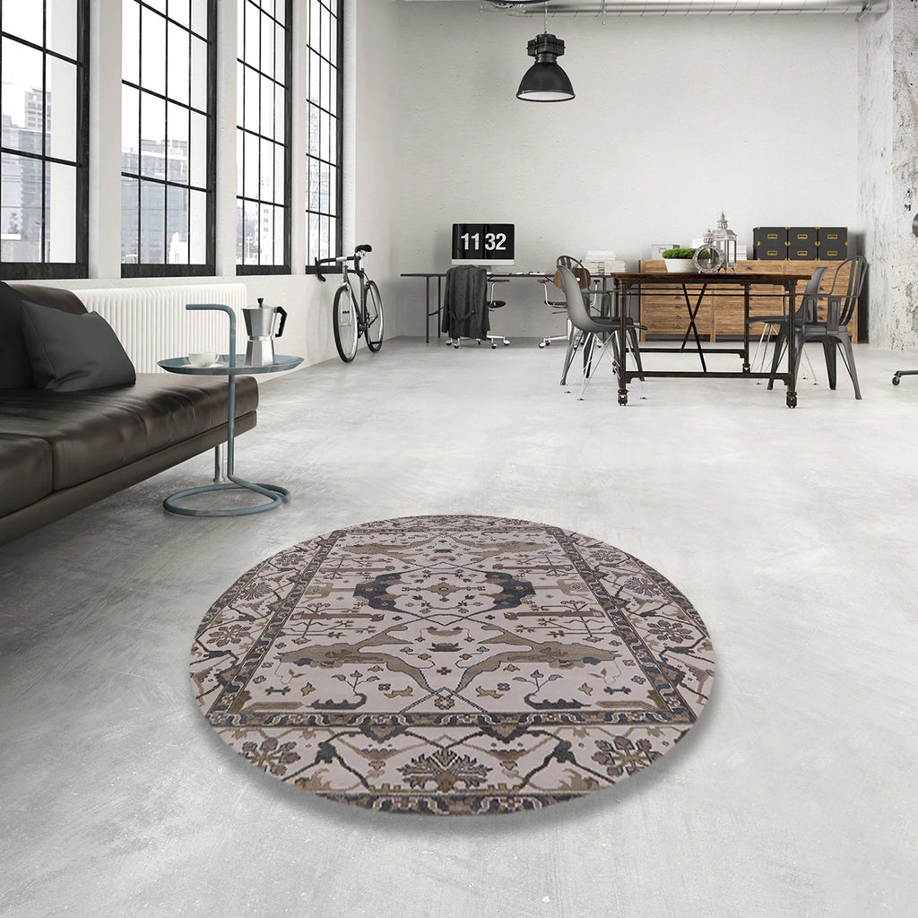 Silver Pink Oriental Area Rugs 3' x 5' E2274