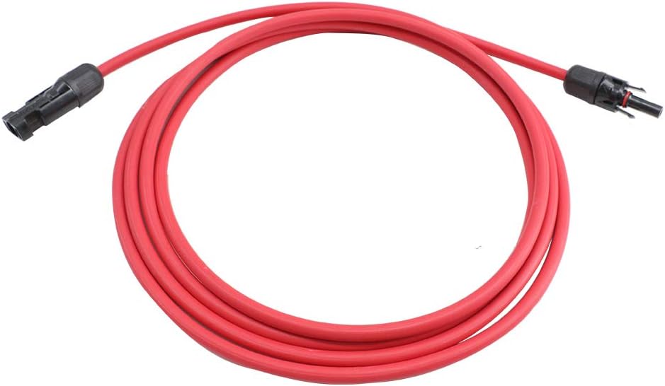 10 AWG 40 Feet Solar Extension Cable with Female and Male Connector W960