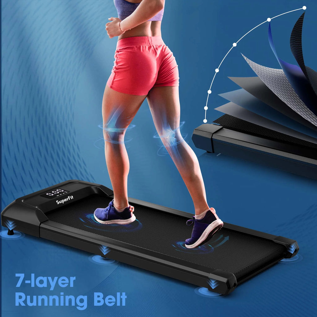 0.6-3.8MPH Walking Pad Under Desk Treadmill with Remote Control N581