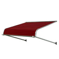 Brick Red Solid Fixed Door Awning U827977