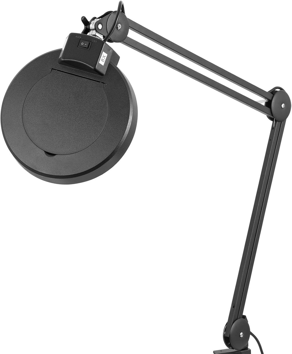 8x Magnifying Glass Architect Lamp with Desk Clamp Mount N530