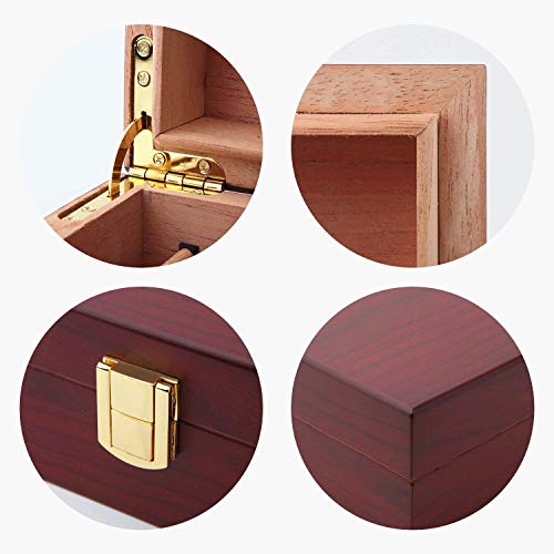 Cedar Cigar Humidor with Humidifier and Hygrometer H440542