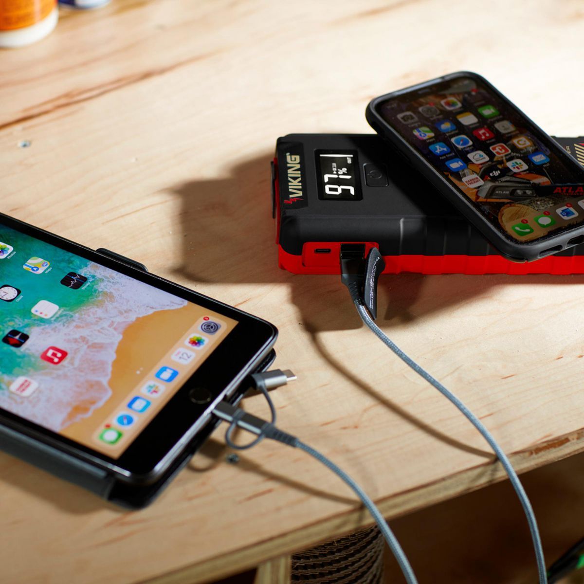 Lithium-Ion Jump Starter and Power Bank A6544