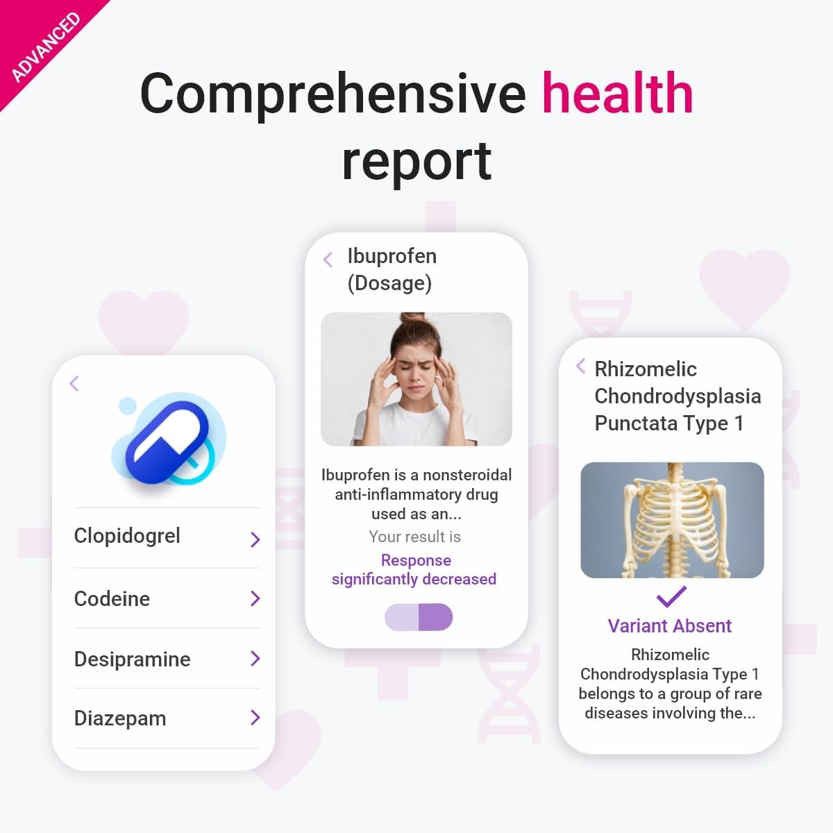 DNA Test with 400+ Health, Ancestry, Traits & Fitness Reports N48479
