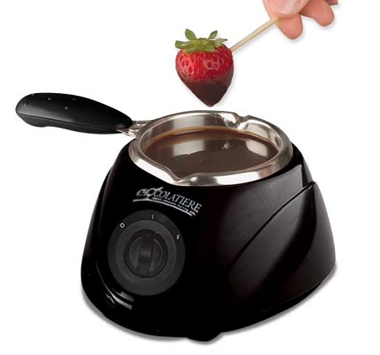 Black Chocolatiere Mini Fondue Pot and Candy-Maker Z3431