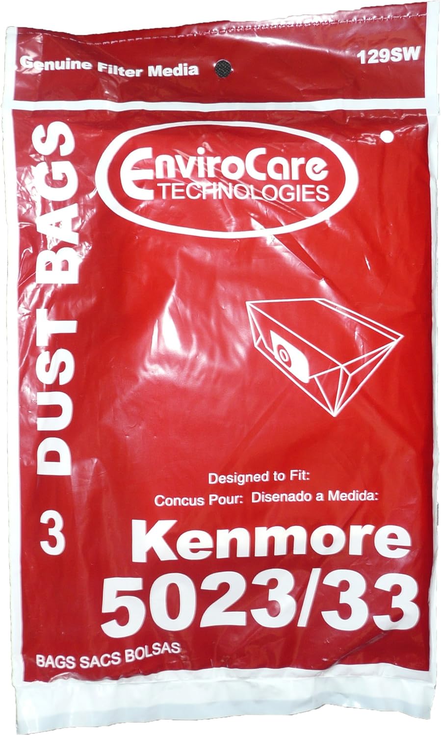 Kenmore Allergy Vacuum Bag for Canister Vacuum Cleaners Q194