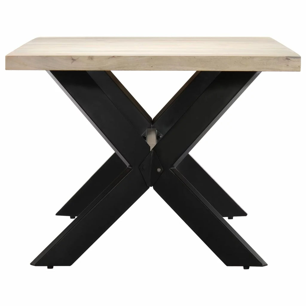 Solid Bleached Mango Wood Dining Table G3534