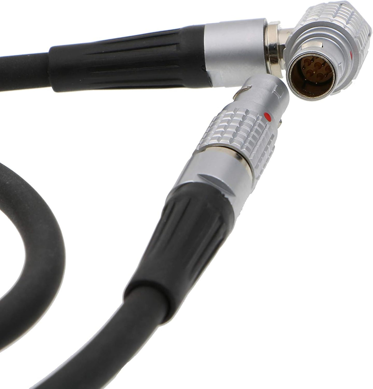 7 Pin to 7 Pin Male Motor Connection Cable Right Angle to Straight 60CM Pack of 2 M660