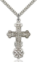 Sterling Silver Kiev Cross Pendant with 24" chain T121397