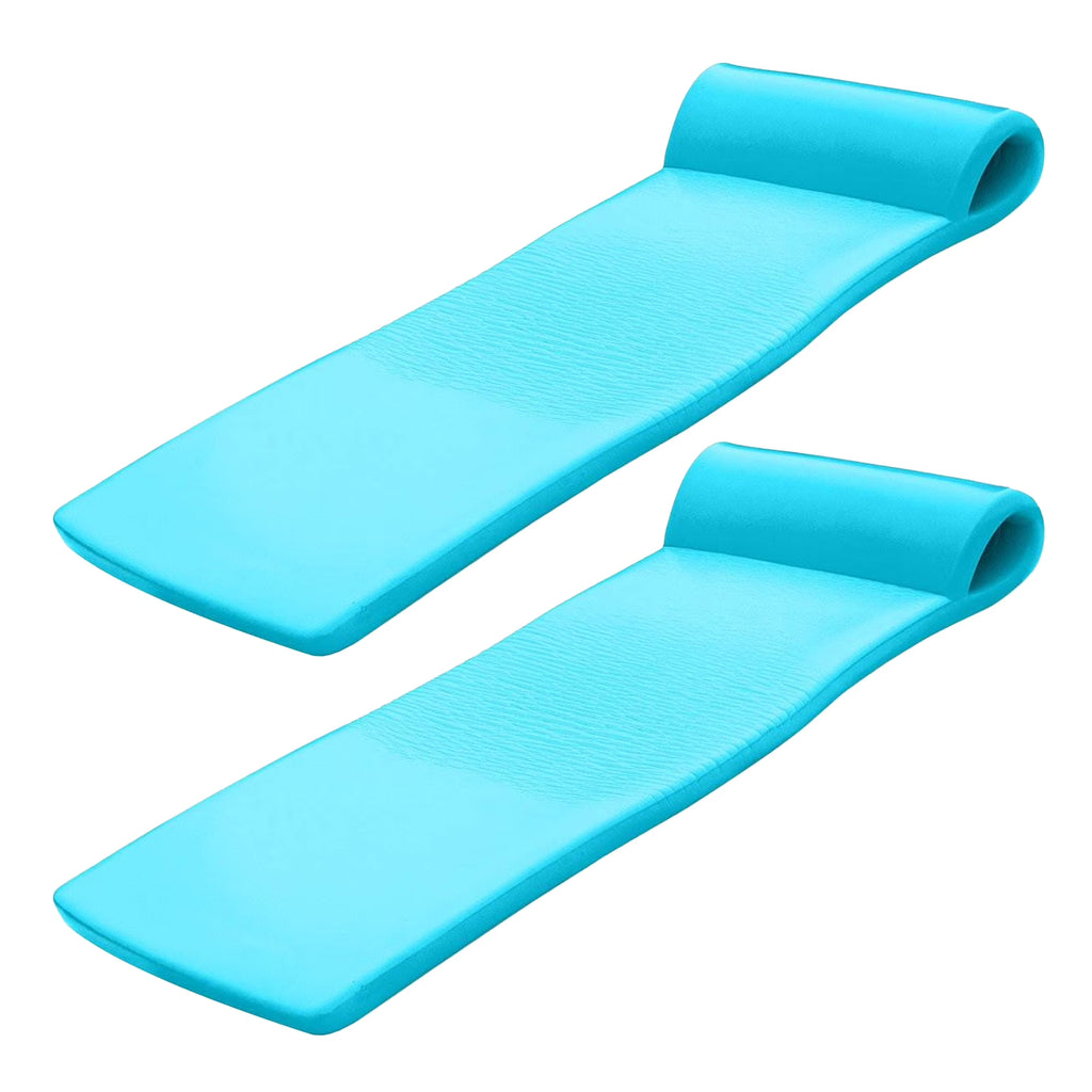 Teal 70 Inch Foam Pool Float Lounger (2 Pack) Y391690