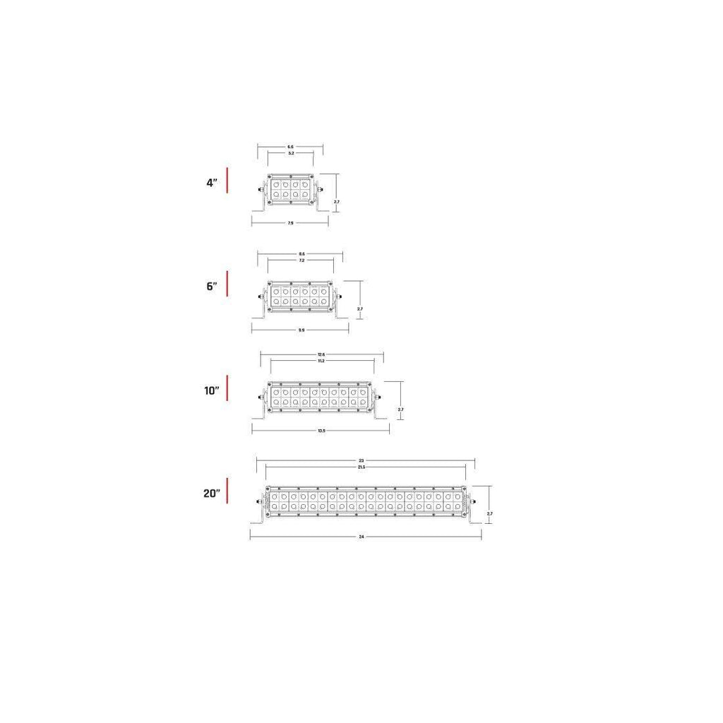 E-Series 10x22 Spot/Flood Combo Light S2243