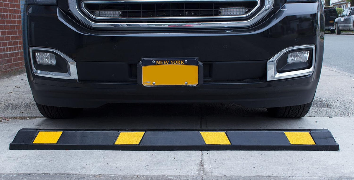 72 Inch Heavy Duty Rubber Parking Curb G1836