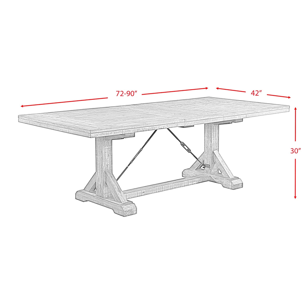 7-Piece Dining Set with Table and 6 Chairs X7774