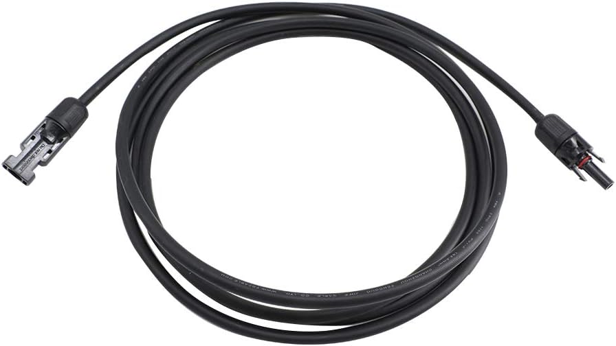 10 AWG 40 Feet Solar Extension Cable with Female and Male Connector W960