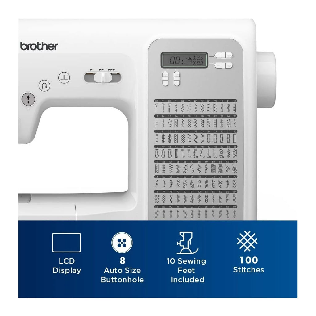 Computerized Sewing and Quilting Machine with 100 Built-in Stiches Q8594