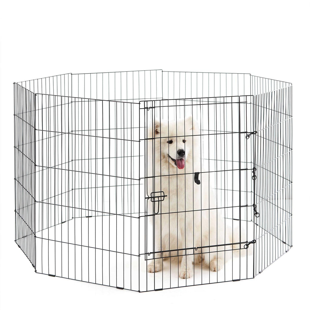 8 Panel Pet Exercise Play Pen with Door J3928