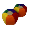 SoftScape Puffs Kids Preschool Bean Bag Seats, 2 Pack - Assorted N38217