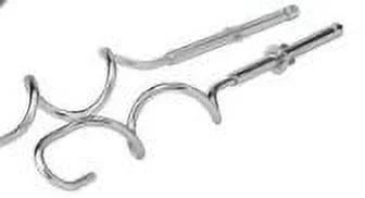 Stainless Steel Hand Mixer Set of 2 Dough Hooks Q309089