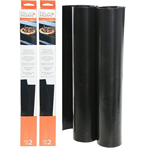 Oven Liner Set of 2 – Heavy Duty Non-stick Reusable Oven Liner K588