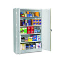 Light Gray 5 Shelf 2 Door Steel Storage Cabinet D49559