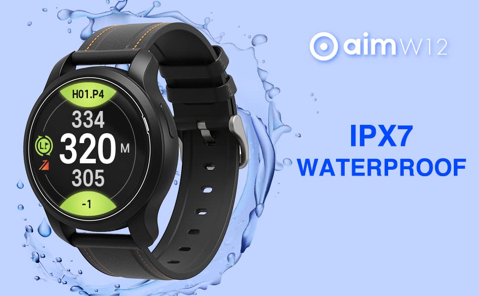 Golf GPS Watch with Touchscreen and Preloaded Courses P79579
