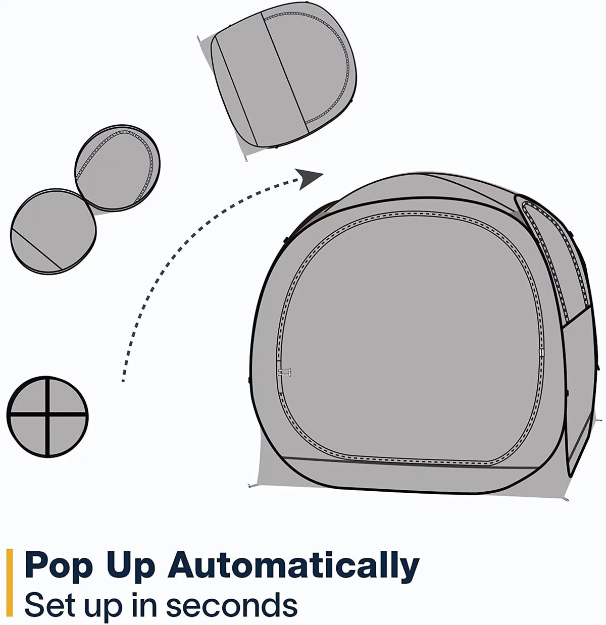 Pop-Up Weatherproof Sport Pod Tent W373921