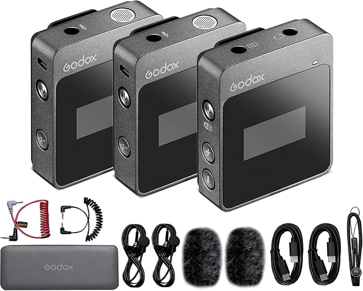 Wireless Lavalier Microphone for Cameras Smartphones Tablets Y38661