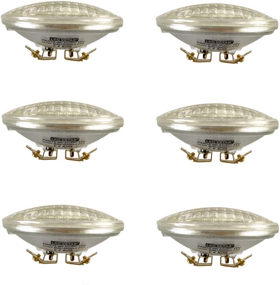 LED PAR36 9W Bulb, 12V, 3000K Warm White, 4 Pack P77540