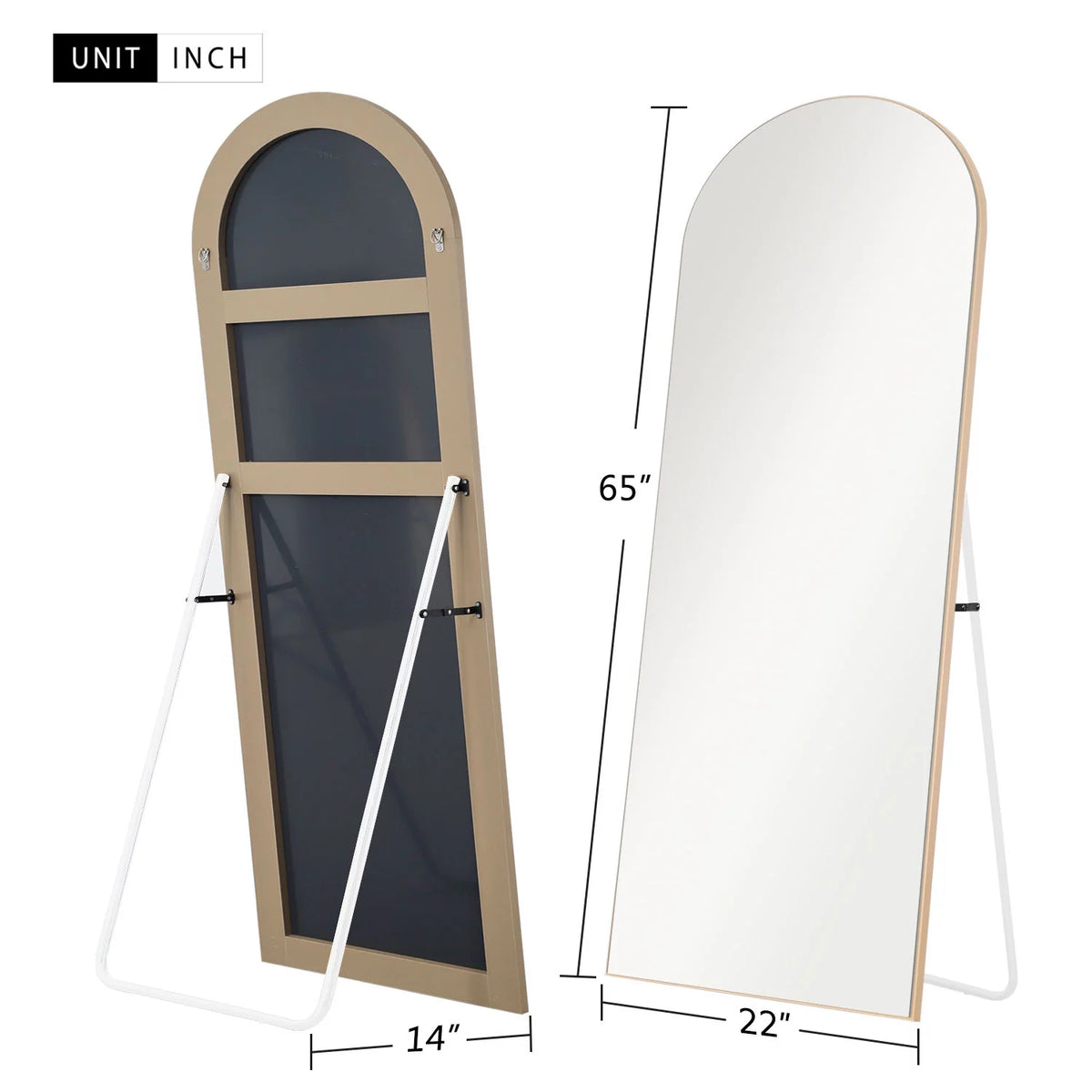 Arch Mirror Full Length Mirror 64"x 21" X3349