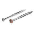 Black #7 x 2-1/4 Stainless Steel Trim Head Screws W888
