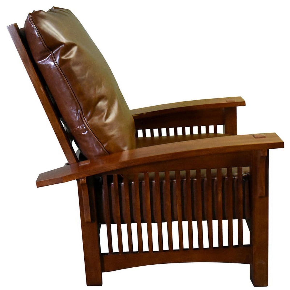 Brown Leather Morris Chair I6250