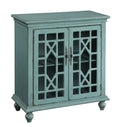 Blue Two Door Cabinet Y602