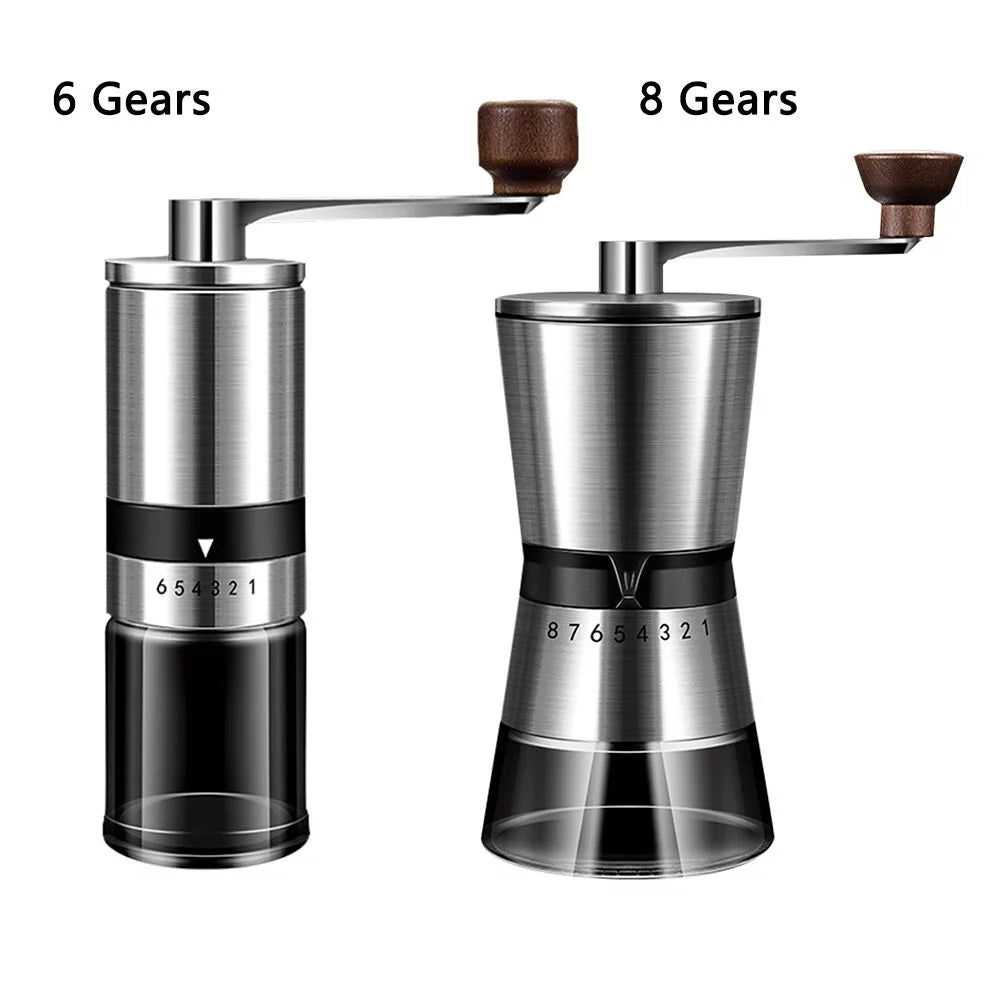Manual Coffee Grinder Stainless Steel 6 Gears Adjustable W53975