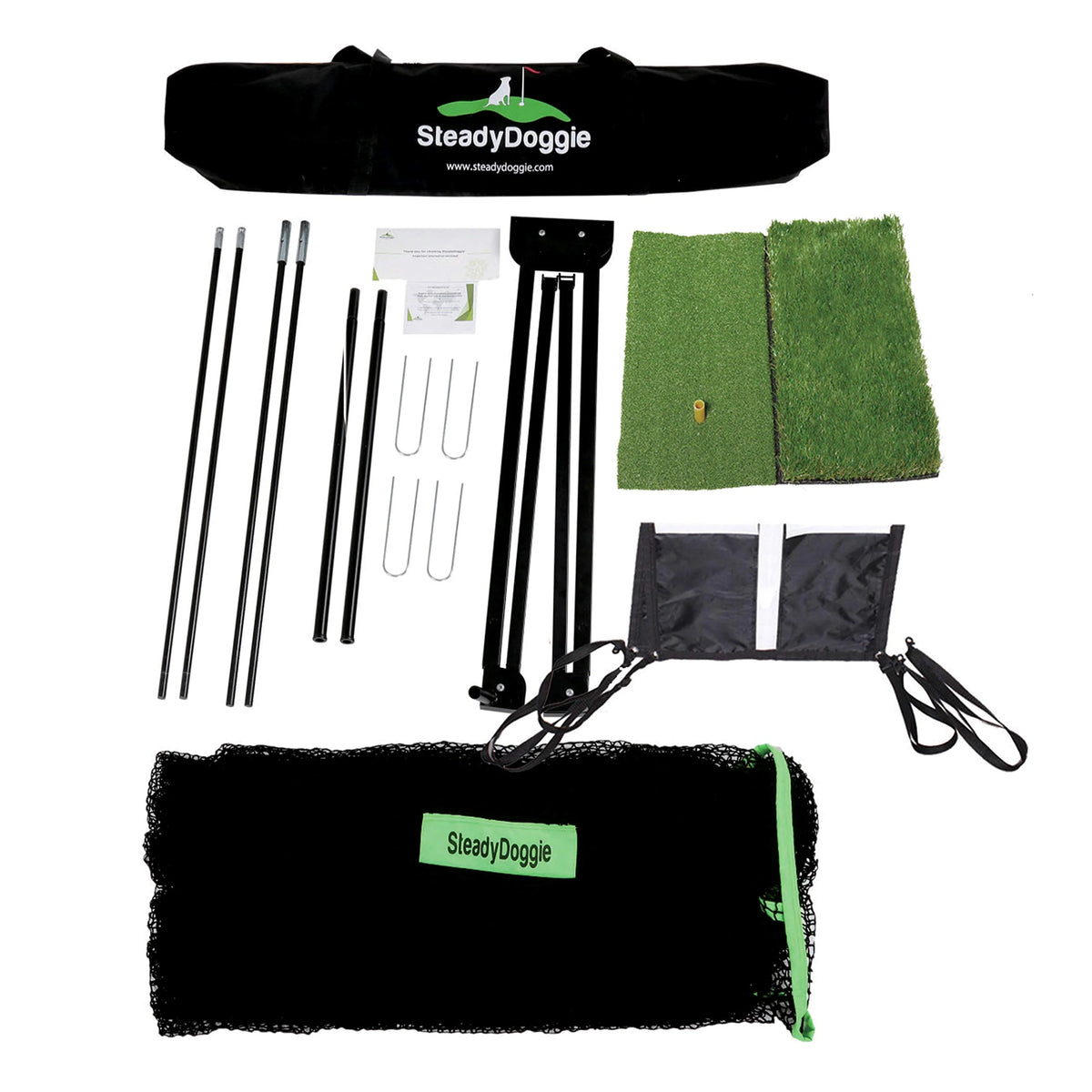 10 x 7ft Golf Net and Practice Mat D737