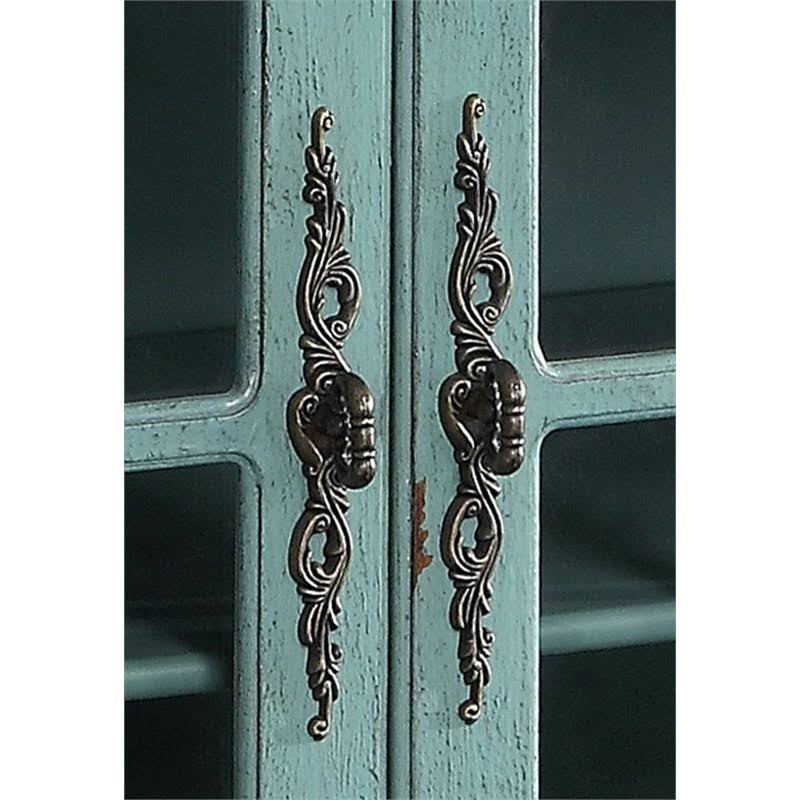 Blue Two Door Cabinet Y602